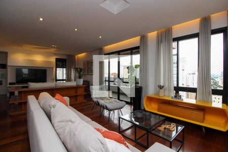 Sala  de apartamento à venda com 3 quartos, 210m² em Morumbi, São Paulo