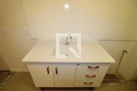 Sala / Cozinha de apartamento à venda com 2 quartos, 48m² em Vila Zefira, São Paulo