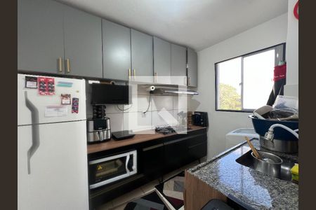 Cozinha de apartamento à venda com 2 quartos, 44m² em Trevo, Belo Horizonte