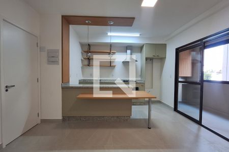 Sala de apartamento para alugar com 1 quarto, 52m² em Parque das Nações, Santo André