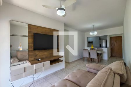 Sala de apartamento para alugar com 2 quartos, 80m² em Canto do Forte, Praia Grande