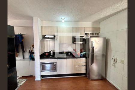 Cozinha  de apartamento à venda com 2 quartos, 49m² em Parque Savoi City, São Paulo