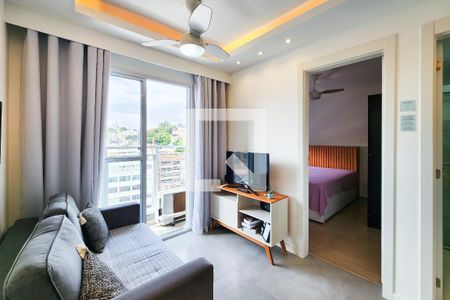 Sala de apartamento para alugar com 1 quarto, 32m² em Santo Cristo, Rio de Janeiro