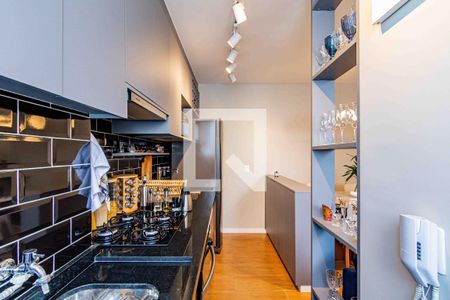 Cozinha de apartamento para alugar com 2 quartos, 42m² em Barra Funda, São Paulo