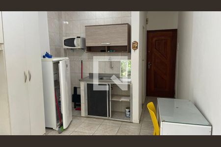 Sala/Cozinha de apartamento para alugar com 1 quarto, 28m² em Flamengo, Rio de Janeiro