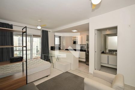 Sala/Quarto de kitnet/studio para alugar com 1 quarto, 35m² em Brooklin, São Paulo