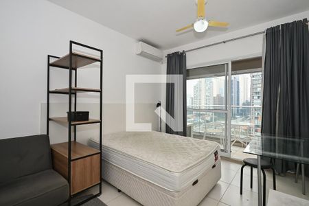 Sala/Quarto de kitnet/studio para alugar com 1 quarto, 35m² em Brooklin, São Paulo