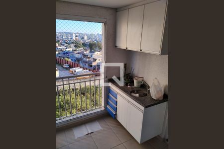 Área de serviço de apartamento à venda com 2 quartos, 65m² em Santa Maria, São Caetano do Sul