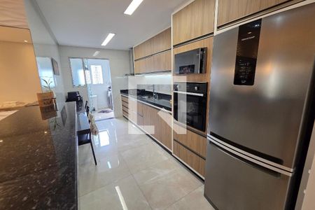 Cozinha de apartamento para alugar com 3 quartos, 120m² em Canto do Forte, Praia Grande