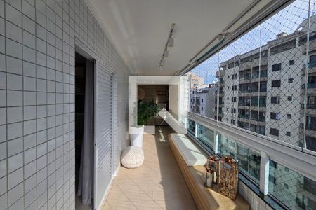 Varanda de apartamento para alugar com 3 quartos, 120m² em Canto do Forte, Praia Grande