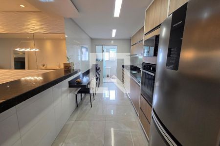 Cozinha de apartamento para alugar com 3 quartos, 120m² em Canto do Forte, Praia Grande