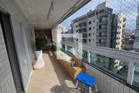 Varanda de apartamento para alugar com 3 quartos, 120m² em Canto do Forte, Praia Grande