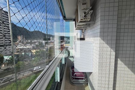 Varanda de apartamento para alugar com 3 quartos, 120m² em Canto do Forte, Praia Grande