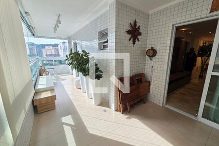 Varanda de apartamento para alugar com 3 quartos, 120m² em Canto do Forte, Praia Grande