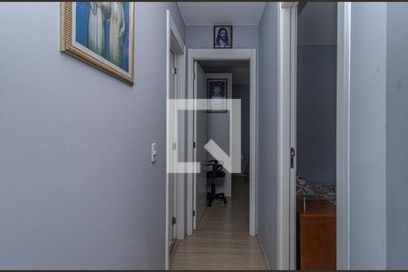 corredor para os cômodos_1 de apartamento para alugar com 2 quartos, 55m² em Ipiranga, São Paulo