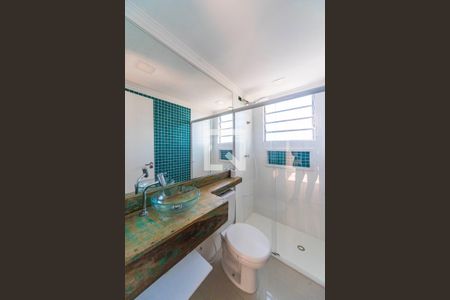 Banheiro  de apartamento para alugar com 2 quartos, 50m² em Parque Sao Vicente, Santo André