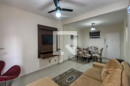Sala de apartamento para alugar com 1 quarto, 56m² em Cidade Ocian, Praia Grande