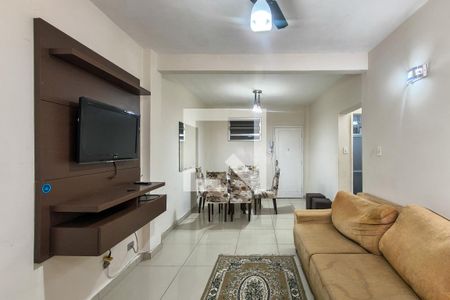 Sala de apartamento para alugar com 1 quarto, 56m² em Cidade Ocian, Praia Grande
