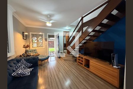 Sala de casa de condomínio à venda com 3 quartos, 170m² em Gardenia Azul, Rio de Janeiro