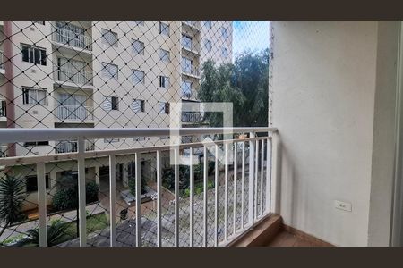 Varanda da Sala de apartamento para alugar com 3 quartos, 61m² em Vila Homero Thon, Santo André