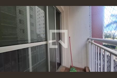 Varanda da Sala de apartamento para alugar com 3 quartos, 61m² em Vila Homero Thon, Santo André