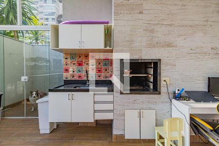 Varanda gourmet de apartamento à venda com 3 quartos, 105m² em Santo Amaro, São Paulo