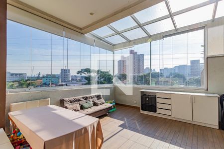 Varanda gourmet de apartamento à venda com 3 quartos, 105m² em Santo Amaro, São Paulo