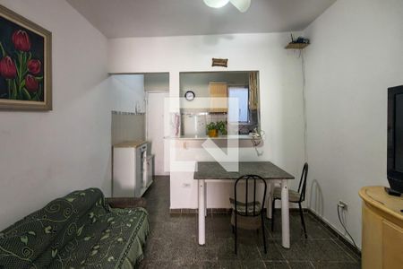 Sala de kitnet/studio para alugar com 1 quarto, 32m² em Nova Mirim, Praia Grande