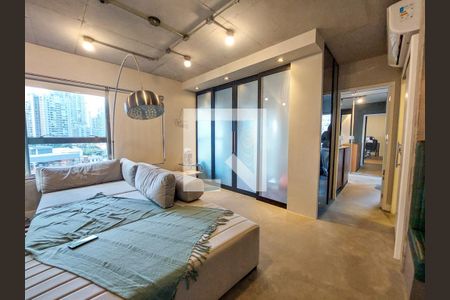 Sala de apartamento para alugar com 1 quarto, 72m² em Jardim das Acacias, São Paulo