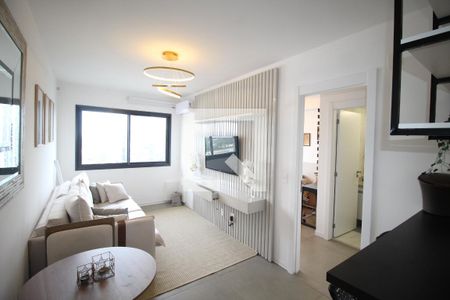 Sala de apartamento para alugar com 1 quarto, 45m² em Petrópolis, Porto Alegre