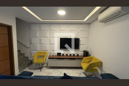 Sala de casa à venda com 3 quartos, 126m² em Campestre, Santo André