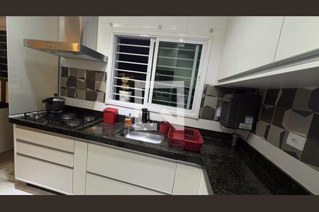 Cozinha de casa à venda com 3 quartos, 126m² em Campestre, Santo André