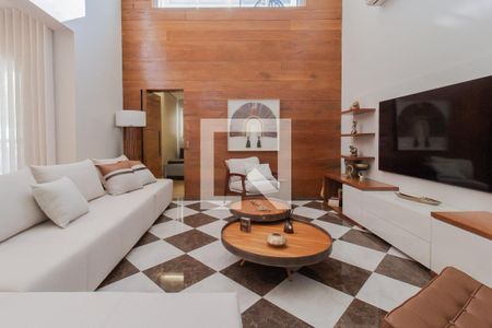 Sala de casa de condomínio para alugar com 3 quartos, 321m² em Contry Park, Mauá