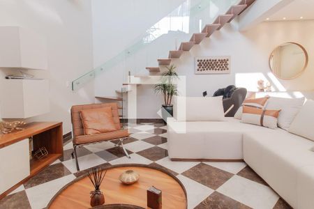 Sala de casa de condomínio para alugar com 3 quartos, 321m² em Contry Park, Mauá