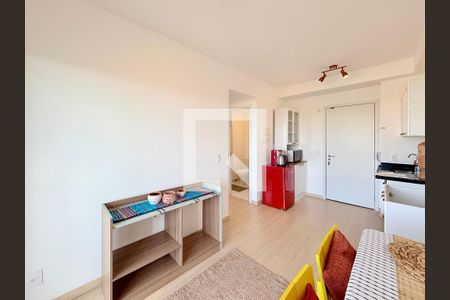 Sala de apartamento para alugar com 1 quarto, 34m² em Santo Amaro, São Paulo