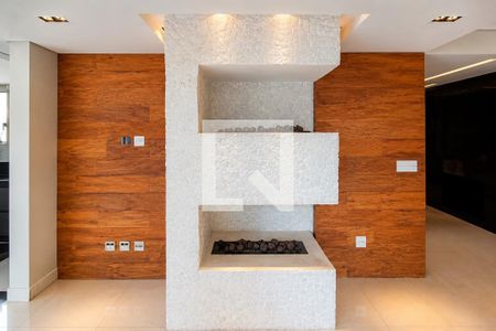 Sala - Lareira de apartamento para alugar com 4 quartos, 530m² em Consolação, São Paulo