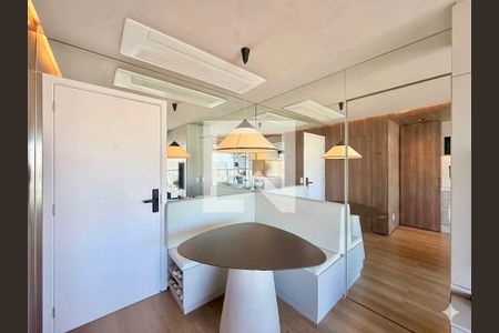 Sala de apartamento à venda com 1 quarto, 38m² em Brooklin, São Paulo