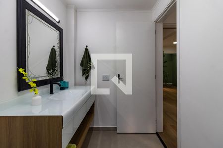 Banheiro da Suíte de apartamento à venda com 1 quarto, 42m² em Barra Funda, São Paulo