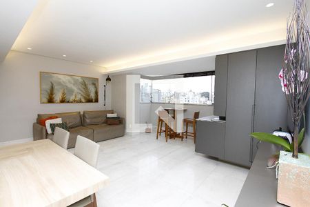 Sala de apartamento à venda com 3 quartos, 95m² em Gutierrez, Belo Horizonte