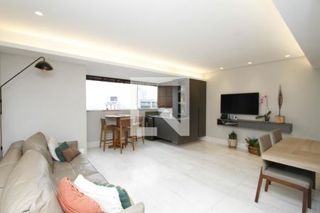 Sala de apartamento à venda com 3 quartos, 95m² em Gutierrez, Belo Horizonte