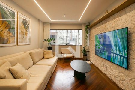 Sala  de apartamento para alugar com 3 quartos, 116m² em Setor Oeste, Goiânia