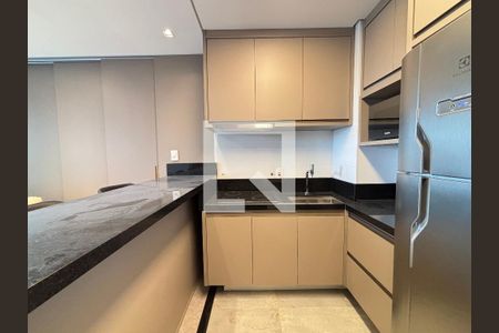 Sala/Cozinha de apartamento para alugar com 1 quarto, 42m² em Itaim Bibi, São Paulo