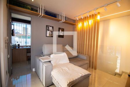 Sala de Tv  de apartamento à venda com 3 quartos, 274m² em Coração Eucarístico, Belo Horizonte
