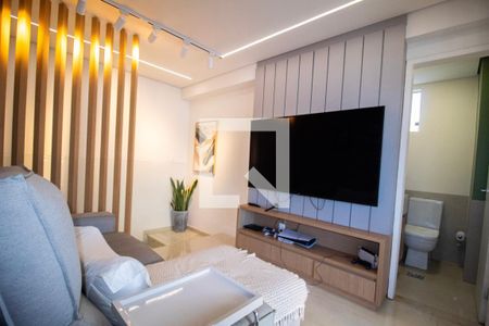 Sala de Tv  de apartamento à venda com 3 quartos, 274m² em Coração Eucarístico, Belo Horizonte