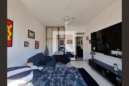 Sala/Quarto  de apartamento à venda com 1 quarto, 26m² em Lapa, Rio de Janeiro