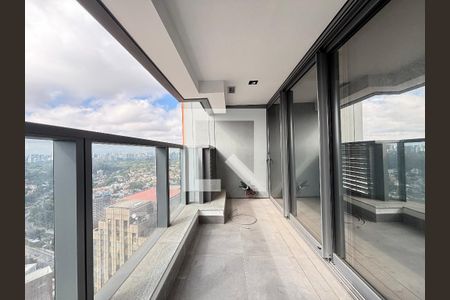 Varanda de apartamento à venda com 1 quarto, 42m² em Itaim Bibi, São Paulo