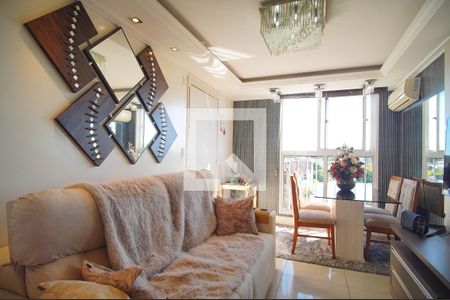 Sala de apartamento à venda com 3 quartos, 74m² em Scharlau, São Leopoldo