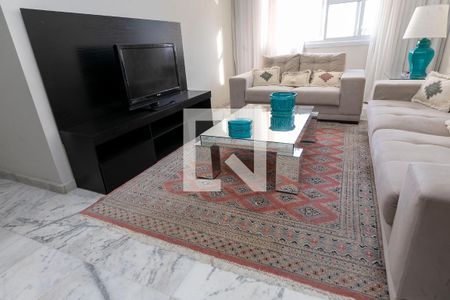SALA DOIS AMBIENTES de apartamento para alugar com 3 quartos, 104m² em Cambuí, Campinas
