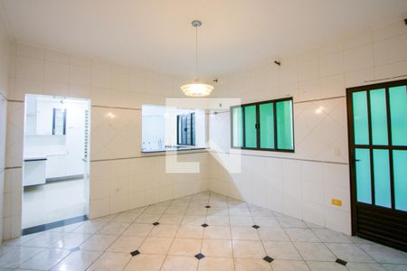 Sala de jantar de casa à venda com 3 quartos, 187m² em Vila Scarpelli, Santo André