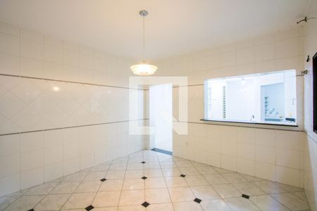 Sala de jantar de casa à venda com 3 quartos, 187m² em Vila Scarpelli, Santo André